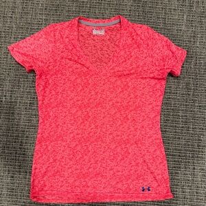 Under Armour Pink Semi-Fitted Short Sleeve Tee